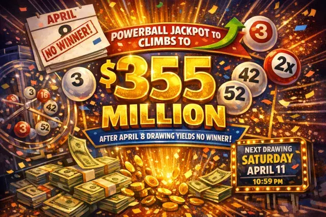 Powerball Jackpot Climbs to $35 Million After April 8 Drawing Yields No Winner